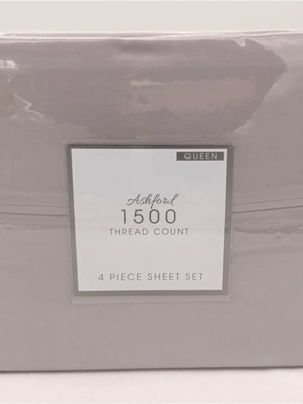 Que Ashford 1500 Thread Count Queen Sheet Set in Soft Mauve